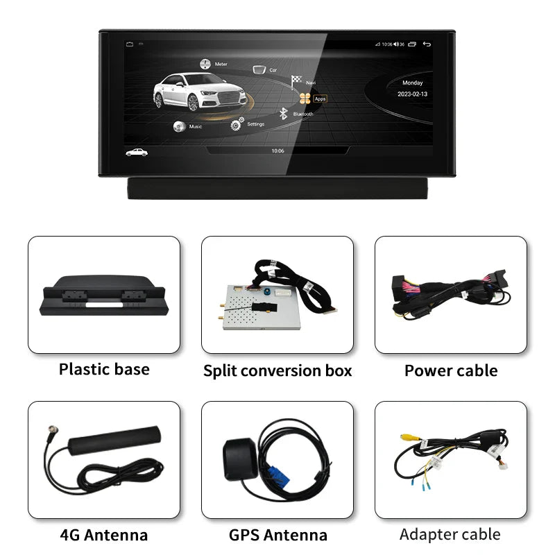 10.25inch 8Core Android13 Wireless CarPlay AUTO For AUDI Q2 Automobile Intelligence System Car Multimedia Screen GPS Navigation