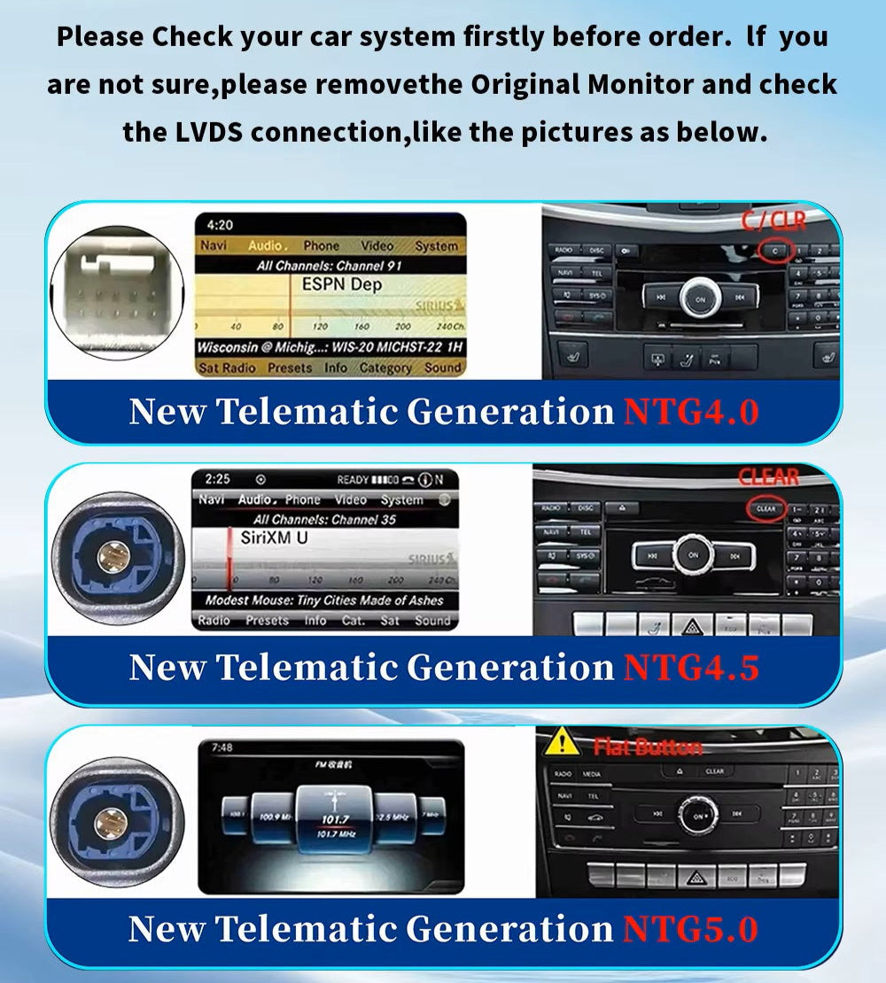 12.3 inch For Mercedes Benz GLC X253 Infotainment Navigation System Car Multimedia Touch Screen Head Unit Android Car Radio GPS