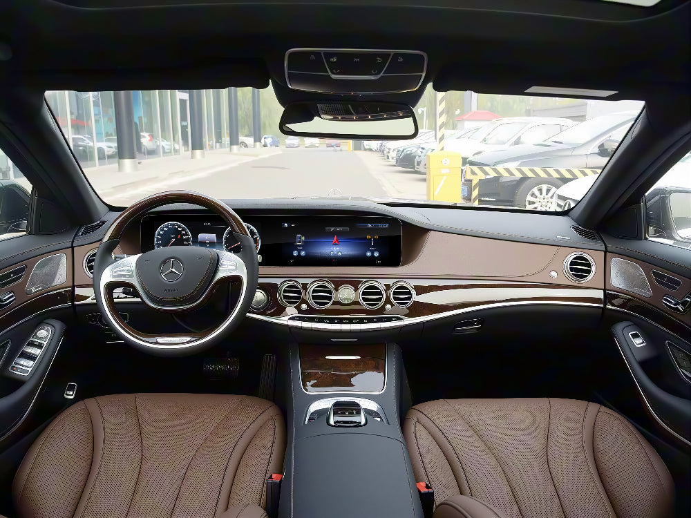 24.6'' For Mercedes Benz S Class W222 2014-2017 Android Screen Infotainment Navigation System Car Multimedia Touch Screen Head Unit Car Radio Digital Dashboard Cluster