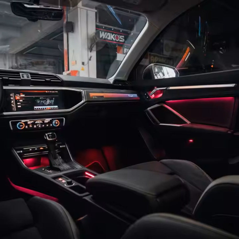 Upgrade 256 Colors Symphony Led Car Interior Ambient Lighting Decoration for Audi Q3 2019-2023 Atmosphere Strip Accessories
