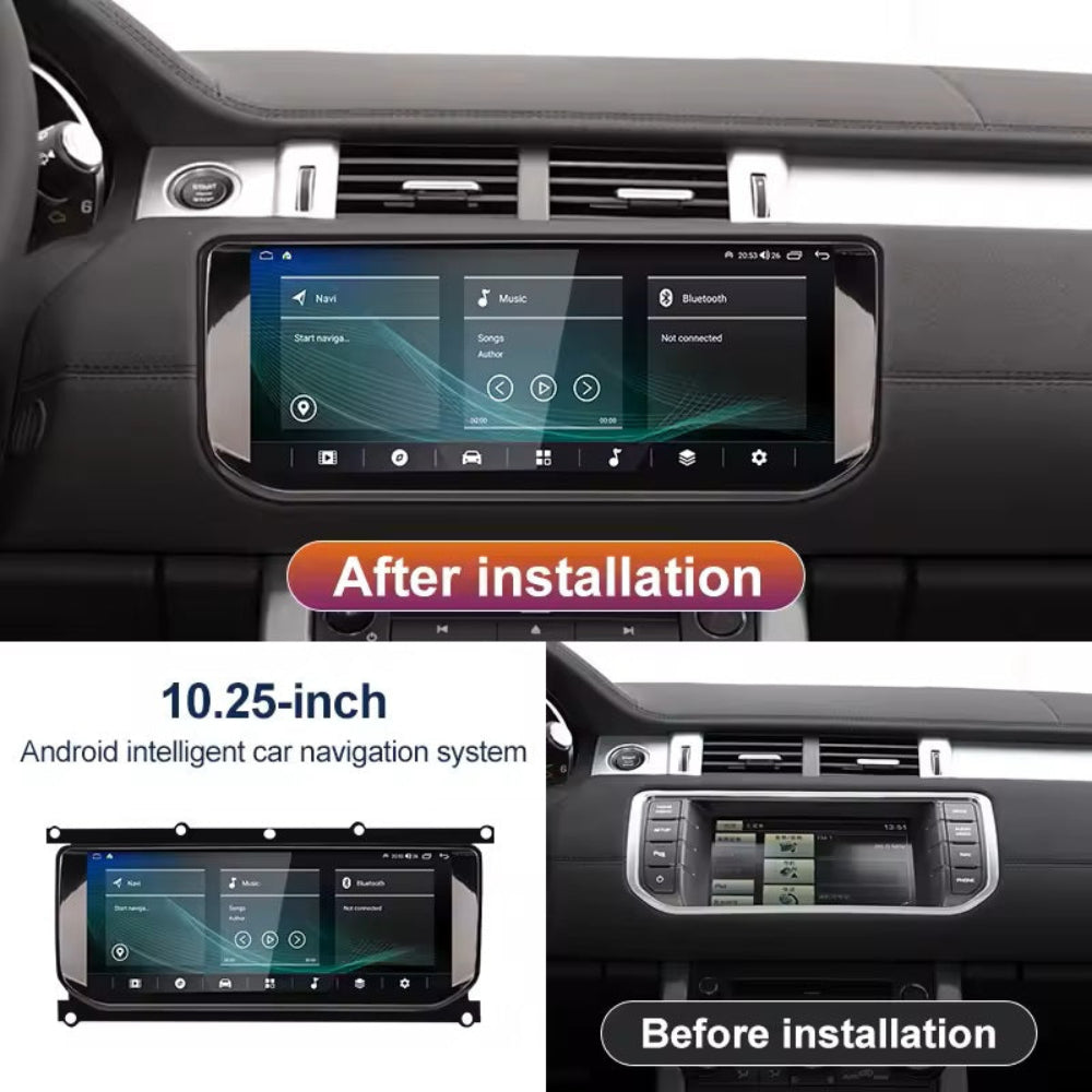 10.25" For Land Rover Range Rover Evoque 2012-2018 Android Navigation Screen Car Radio Multimedia Player