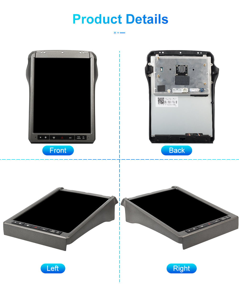 Tesla Style ANDROID PX6 12.1 Inch Car Radio GPS Navigation ANDROID Head Unit for Ford F250 F350 F450 F650 SUPER DUTY 2009+CAR MULT