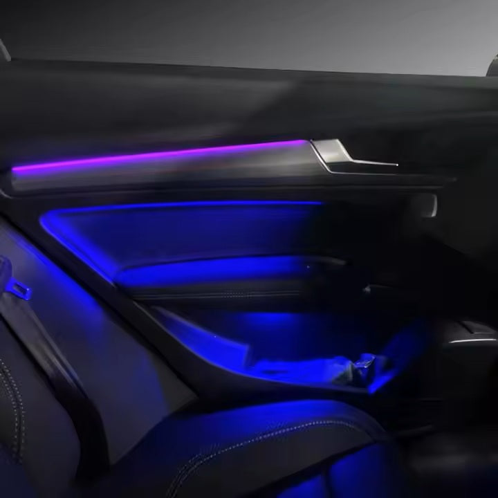 Upgrade 256 Colors Symphony Led Car Interior Ambient Lighting Decoration for Audi Q5 2018-2020 Atmosphere Strip Accessories