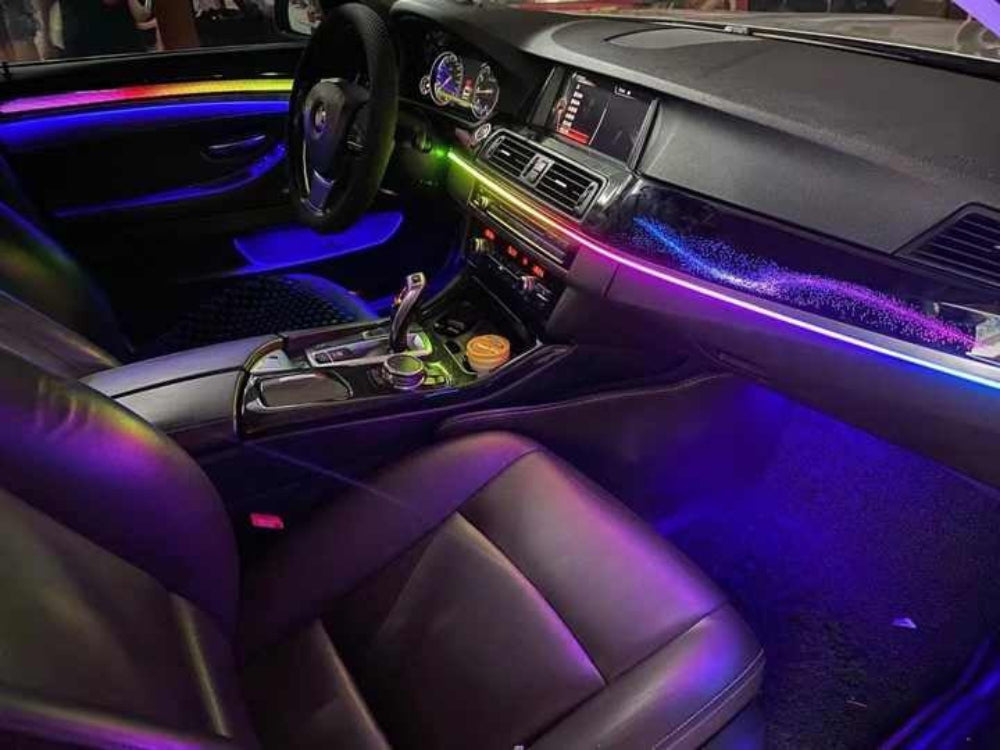 256 Colors Symphony LED Car Interior Ambient Lighting for BMW 5 Series F10 F11 F18 2011-2017 Atmosphere Strip Accessories