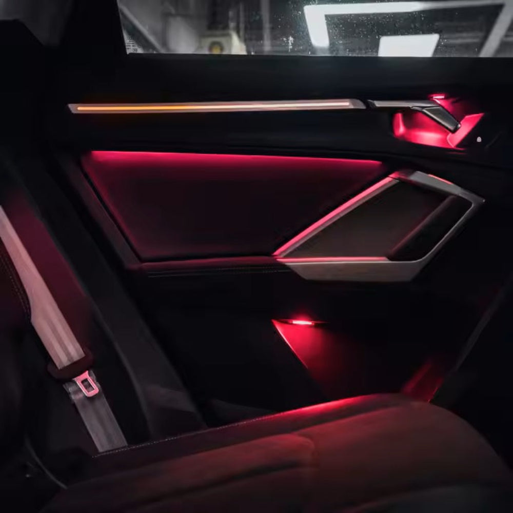 Upgrade 256 Colors Symphony Led Car Interior Ambient Lighting Decoration for Audi Q3 2019-2023 Atmosphere Strip Accessories