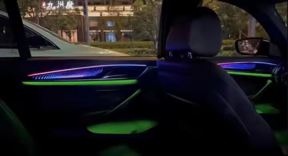 Upgrade 256 colors Symphony LED Car Interior Ambient Lighting For BMW 5 Series G30 G38 2018-2023 Atmosphere Strip Accessories