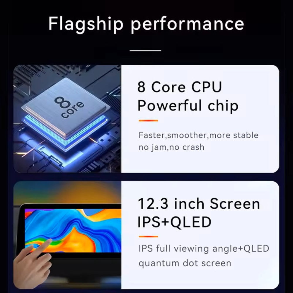 12.3 inch For Honda Accord 8th 2008-2013 Infotainment Navigation System Car Multimedia Touch Screen Head Unit Android 14 Car Radio GPS