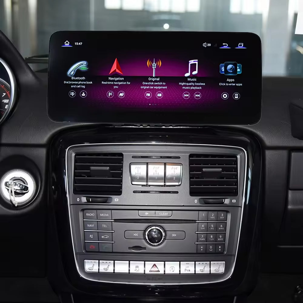 12.3'' For Mercedes Benz G Glass 2008-2018 Android Screen Infotainment Navigation System Car Multimedia Touch Screen Head Unit Car Radio GPS
