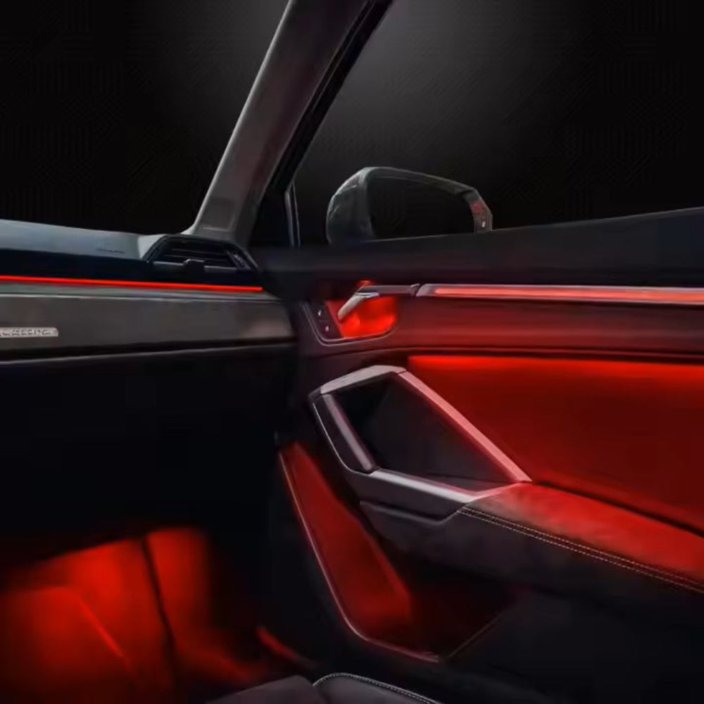 Upgrade 256 Colors Symphony Led Car Interior Ambient Lighting Decoration for Audi Q3 2019-2023 Atmosphere Strip Accessories