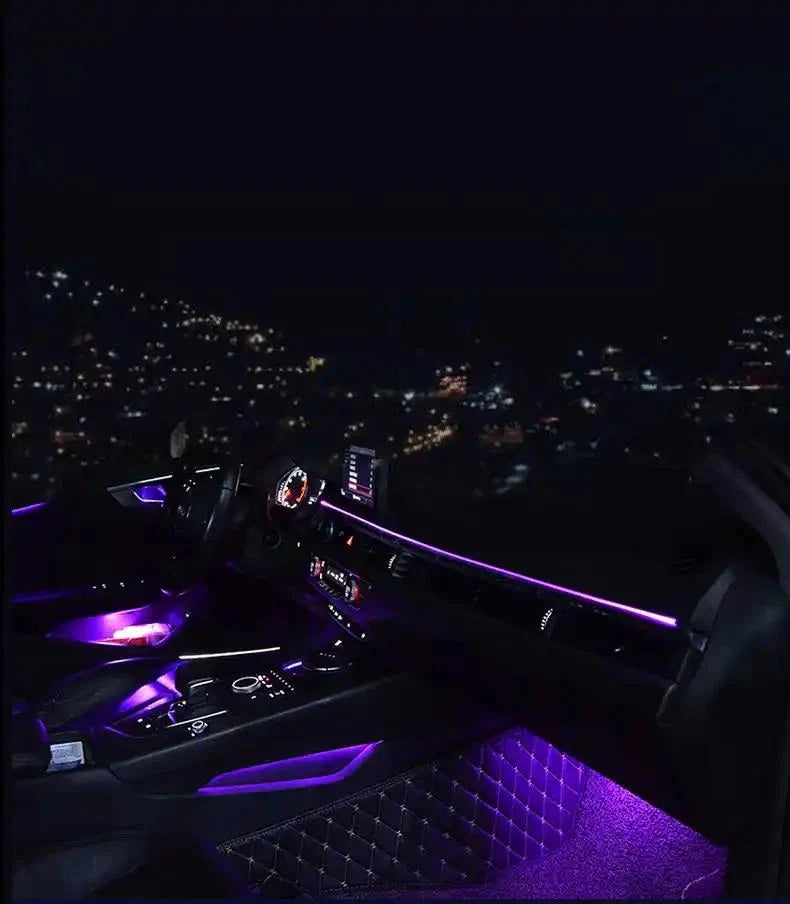 Upgrade 256 Colors Symphony Led Car Interior Ambient Lighting Decoration for Audi Q5 2018-2020 Atmosphere Strip Accessories