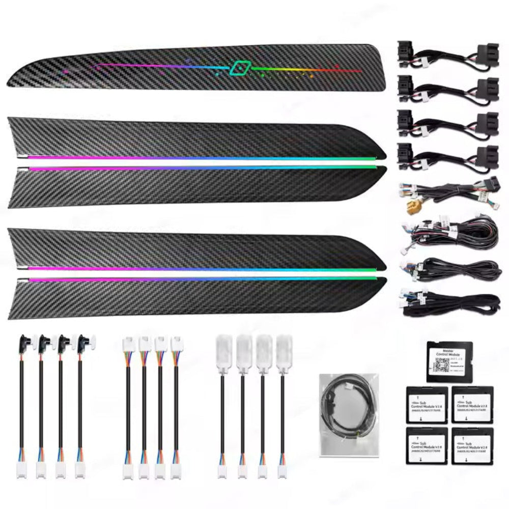 Upgrade 256 Colors Symphony Led Car Interior Ambient Lighting Decoration for Audi Q5 2010-2017 Atmosphere Strip Accessories