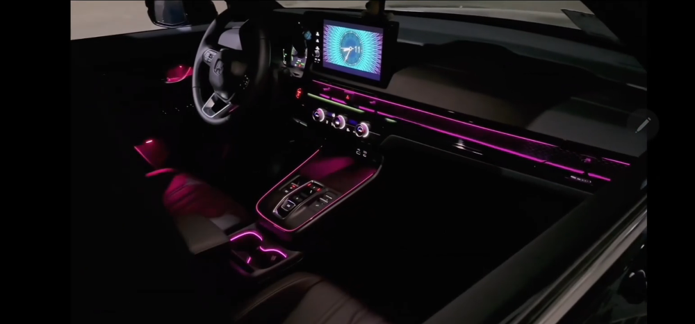 64 Colors Dynamic Ambient Lighting for Honda CR-V 6th Gen 2023-2025 Interior Lighting Upgrade Accessories