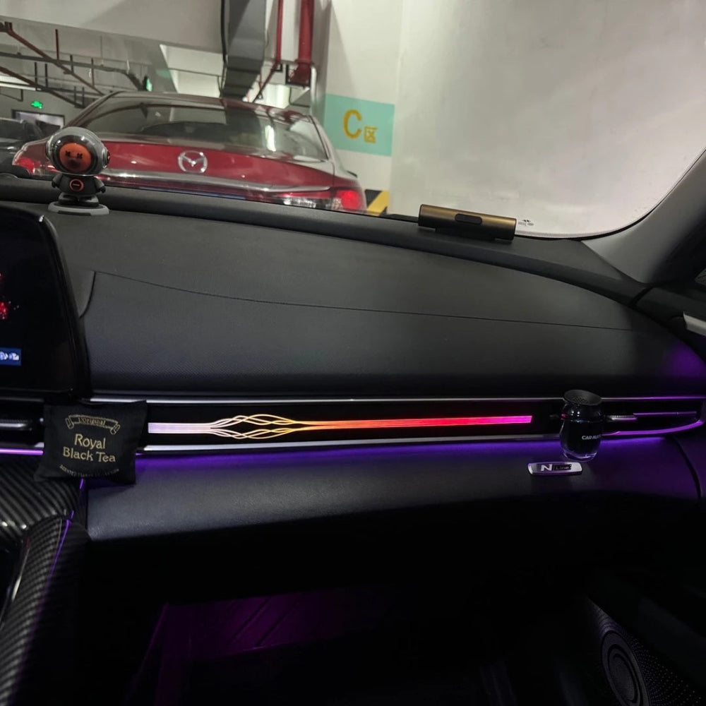Upgrade Symphony Led Car Interior Ambient Lighting for Hyundai Elantra 2021-2025 Atmosphere Strip Accessories Decoration