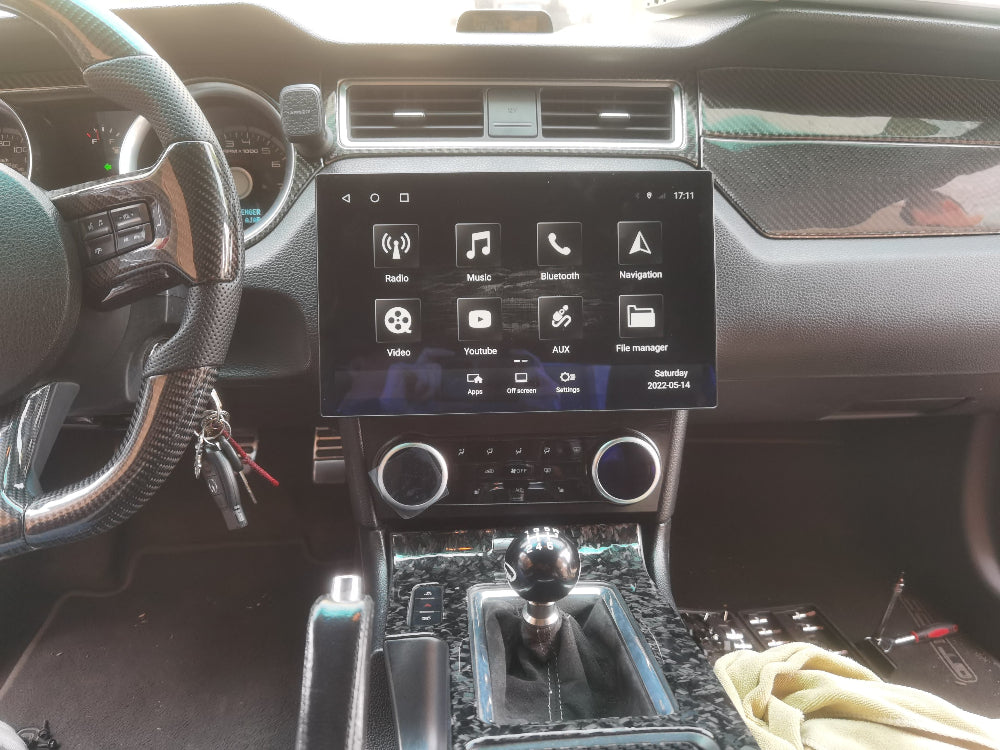 13.3'' For Ford Mustang 2009-2014 Android Screen Infotainment Navigation System Car Multimedia Touch Screen Head Unit Car Radio GPS