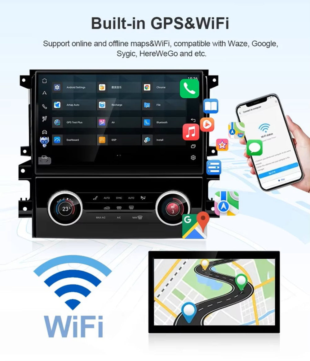 11.4'' For Land Rover Discovery 5 2017-2020 Android Screen Infotainment Navigation System Car Multimedia Touch Screen Head Unit Car Radio