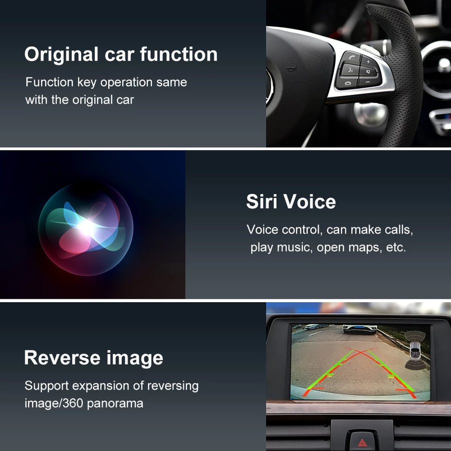 Wireless Carplay Auto Smart Box For Mercedes Benz NTG 4.5 4.7 2010-2014 CarPlay Android Auto AirPlay Mirrorlink Music Map