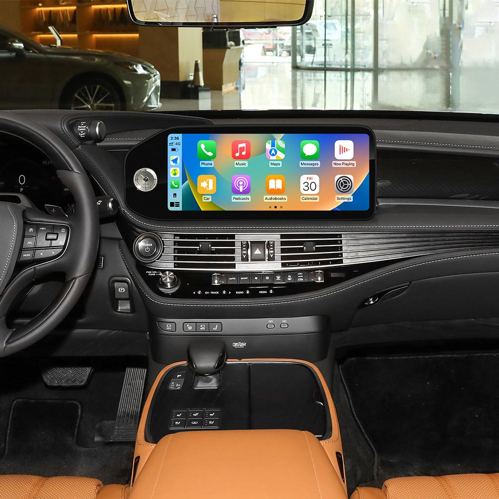 12.3 inch For Lexus LS 2018-2024 Infotainment Navigation System Car Multimedia Touch Screen Head Unit Android Car Radio GPS