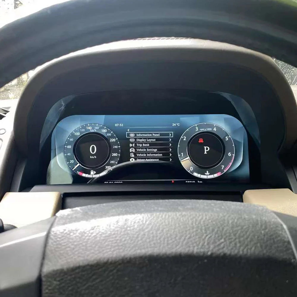 For Land Rover Discovery 4/ Range Rover Sport 2010-2016 12.3" LCD Digital Dashboard Cluster Car Panel Speedometer Virtual Cockpit