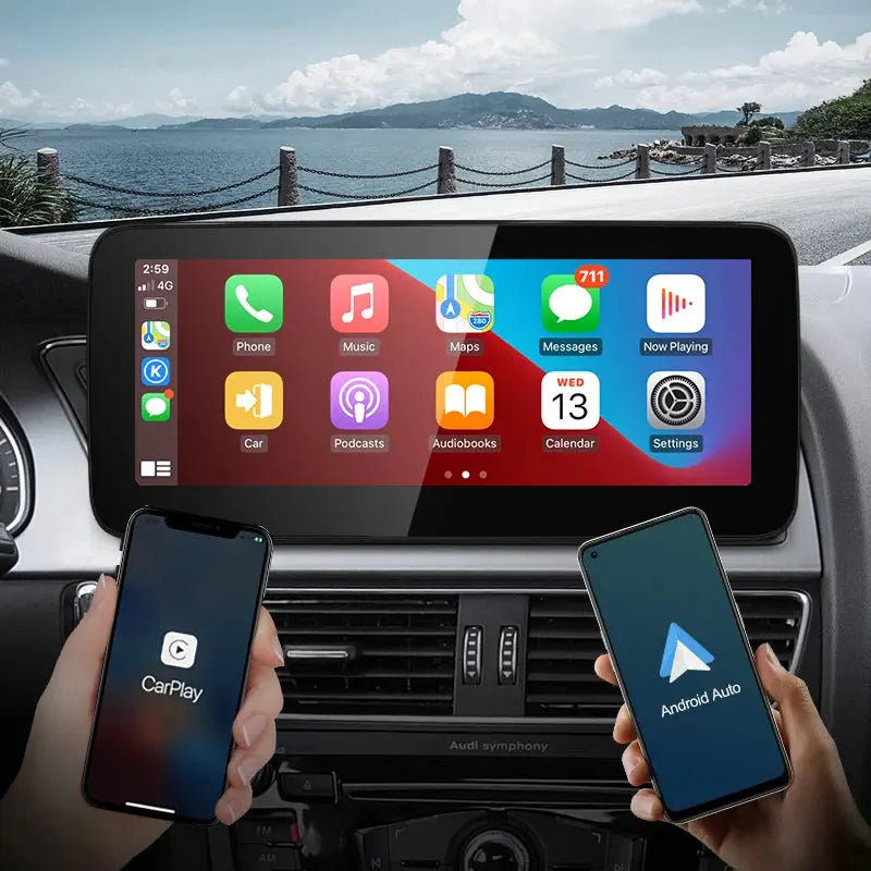 10.25"/12.3" Linux Car Multimedia Touch Screen for Audi A4 / S4 / A5 / S5 / (2009–2016)