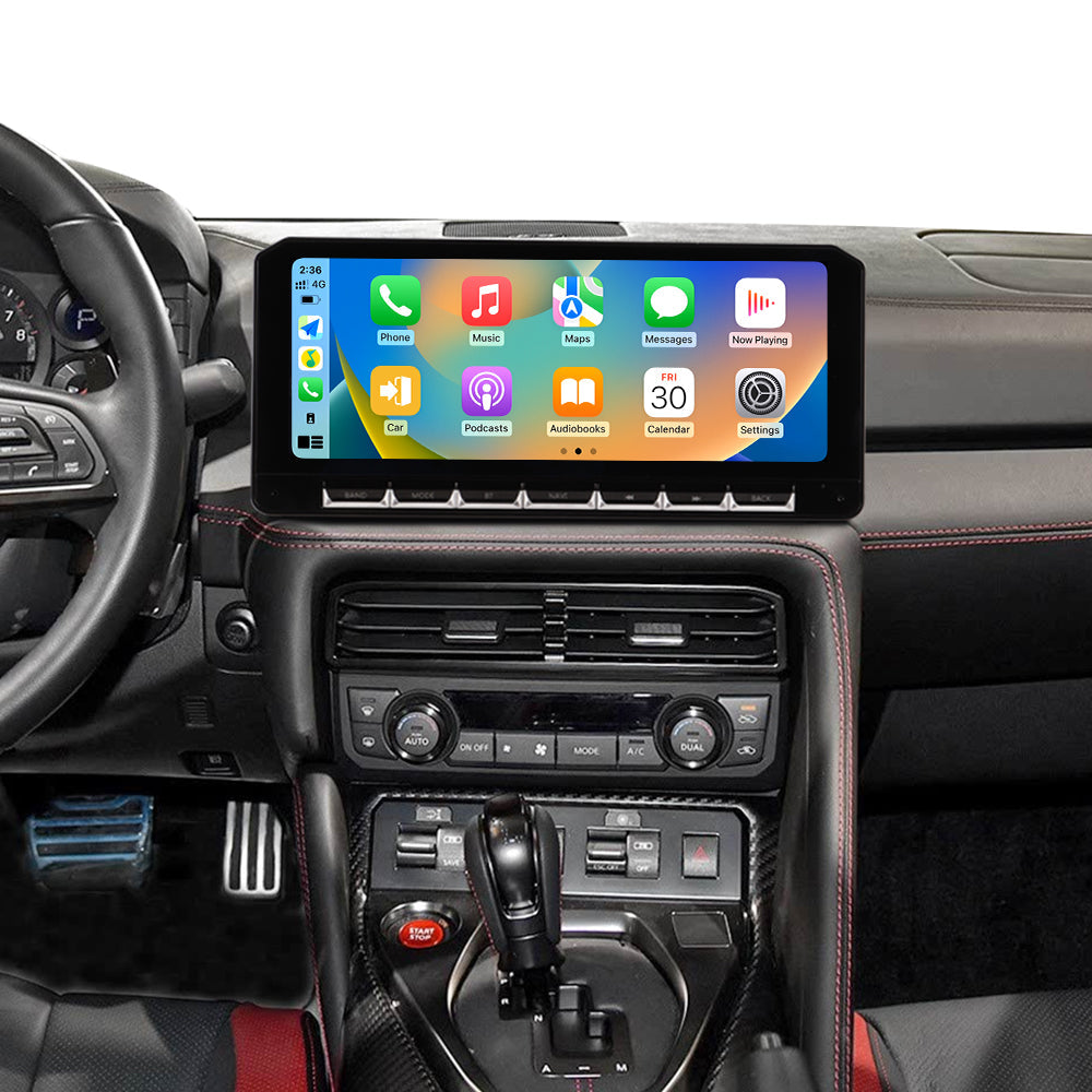 For Nissan GT-R 2017-2024 GTR Infotainment Navigation System Car Multimedia Touch Screen Head Unit Android14 Car Radio GPS