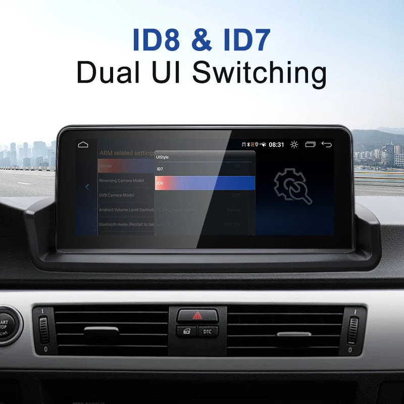 For BMW 3Series E90 E91 E92 Snapdragon665 10.25inch Touch Screen Wireless Carplay Android 13 Stereo Multimedia Head Unit Radio AUTO Bluetooth