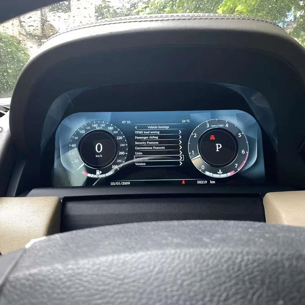 For Land Rover Discovery 4/ Range Rover Sport 2010-2016 12.3" LCD Digital Dashboard Cluster Car Panel Speedometer Virtual Cockpit