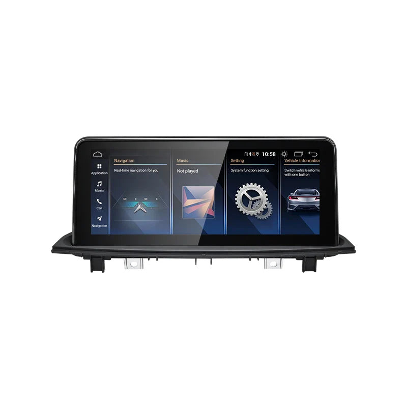 For BMW X1 F48 X2 Snapdragon665 10.25 inch Wireless Apple Carplay Auto Android 12 Car Multimedia Head Unit Radio Bluetooth NBT