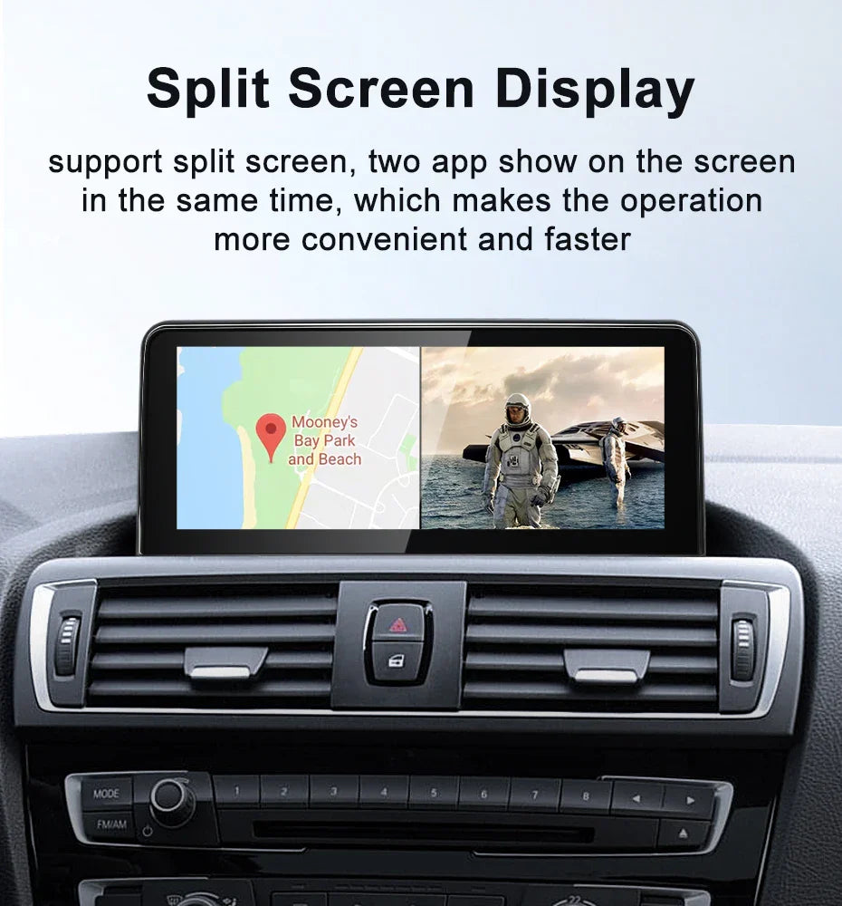 For BMW 1series F20 F21 NBT Snapdragon665 Wireless Carplay AUTO Android 13 Car GPS Navi Stereo Multimedia Head Unit Radio Blueto