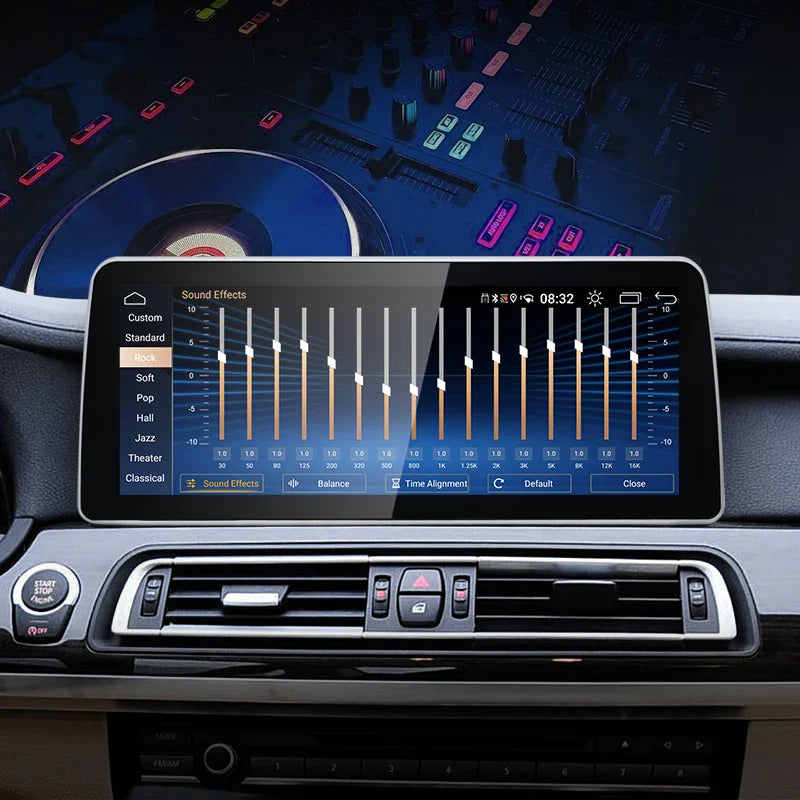 For BMW 7Series F01 F02 Snapdragon665 12.3 inch Wireless CarPlay AUTO Android12 Car Stereo Multimedia Head Unit Radio Bluetooth