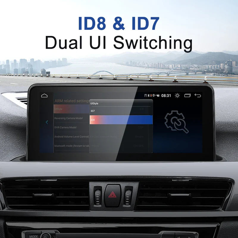 For BMW X1 F48 X2 Snapdragon665 10.25 inch Wireless Apple Carplay Auto Android 12 Car Multimedia Head Unit Radio Bluetooth NBT