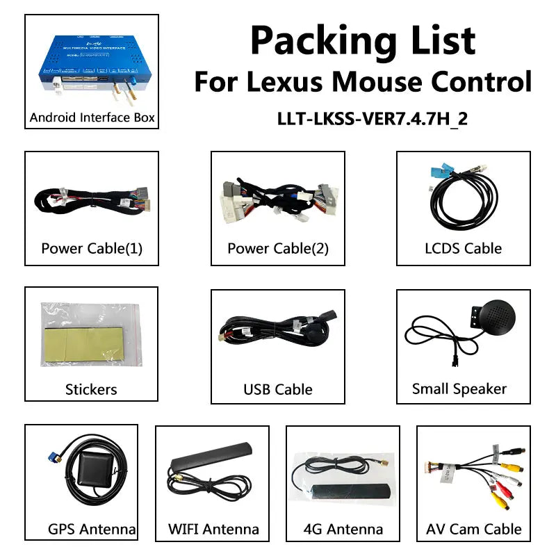 Carputech Android Video Interface for Lexus GS450h GS350 GS200t GS300h GSF GS 2016-2020