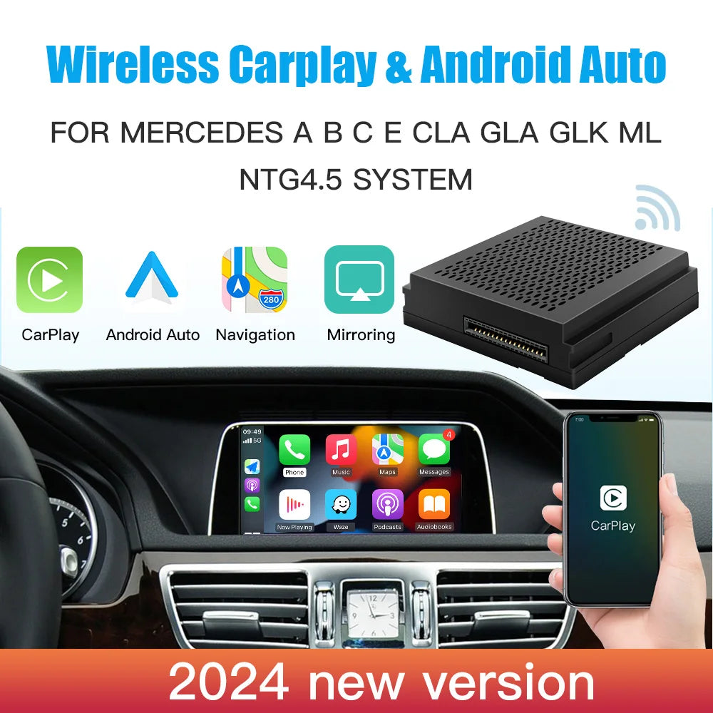 Wireless CarPlay Adapter Für Mercedes - Einfach Drahtlos Musik, Navi & Anrufe Genießen!