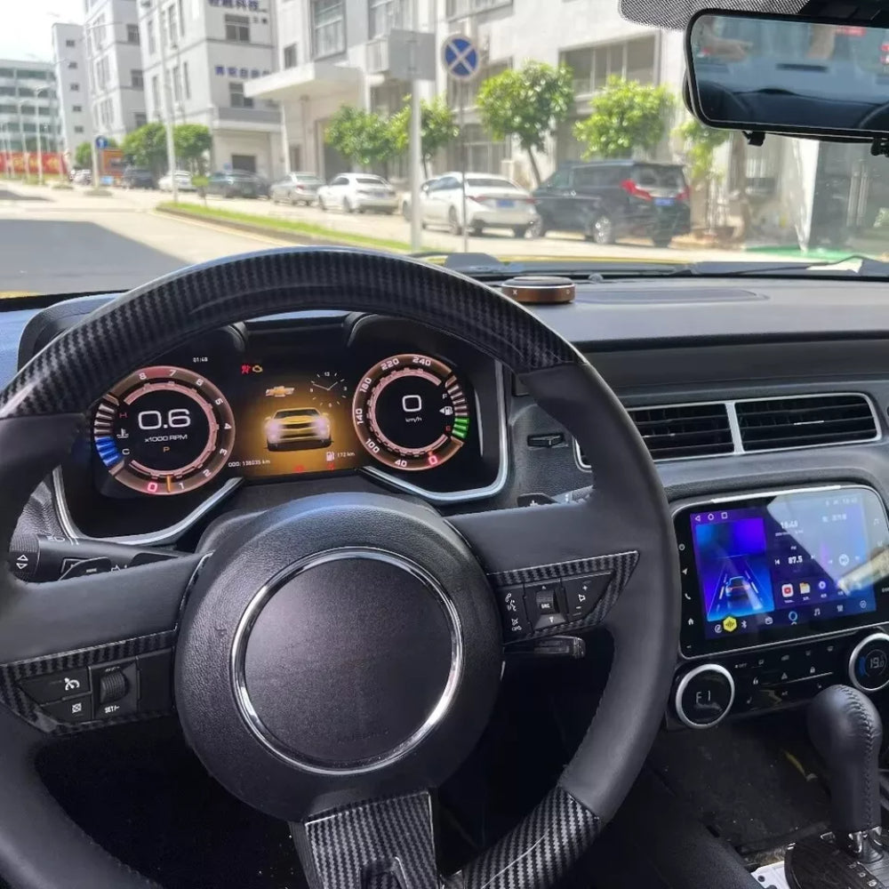 12.3" LCD Digital Dashboard Cluster For Chevrolet Camaro 2010-2015 Car Panel Speedometer Virtual Cockpit