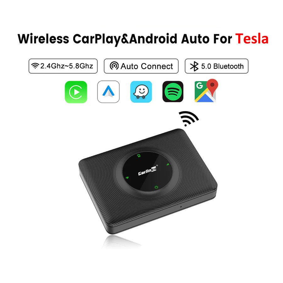 T2C Tesla Wireless Apple Carplay Adapter - Upgrade Your Tesla With Wireless Apple Carplay/Android Auto