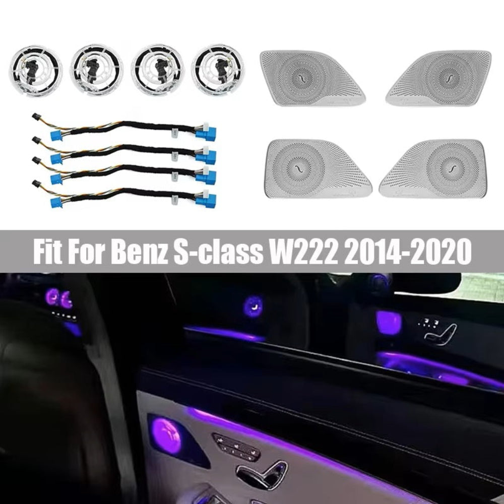 Full Set 64 Colors Ambient Light Kit for Mercedes Benz S-Class W222 2014-2020