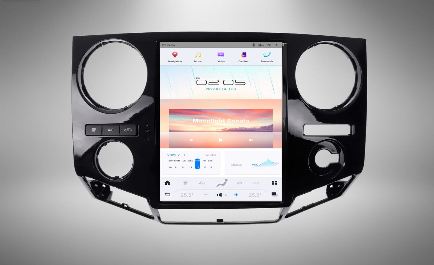 12.1" Tesla-Style Android Screen for Ford F-250 F-350 2009–2016 | Wireless CarPlay & Android Auto