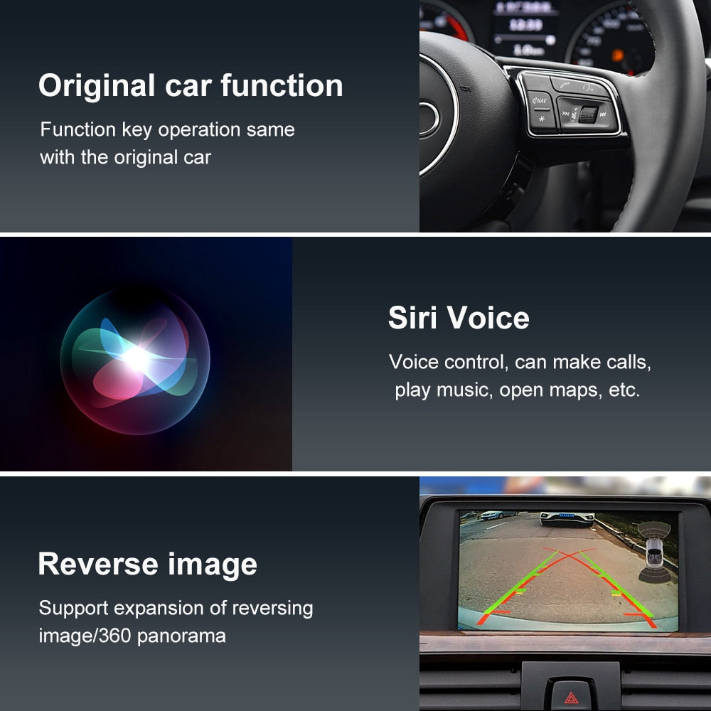 2022 Wireless Apple Carplay Module Android Auto Interface Retrofit A6 C7 S6 RS6 A7 S7 RS7 For Audi Carplay