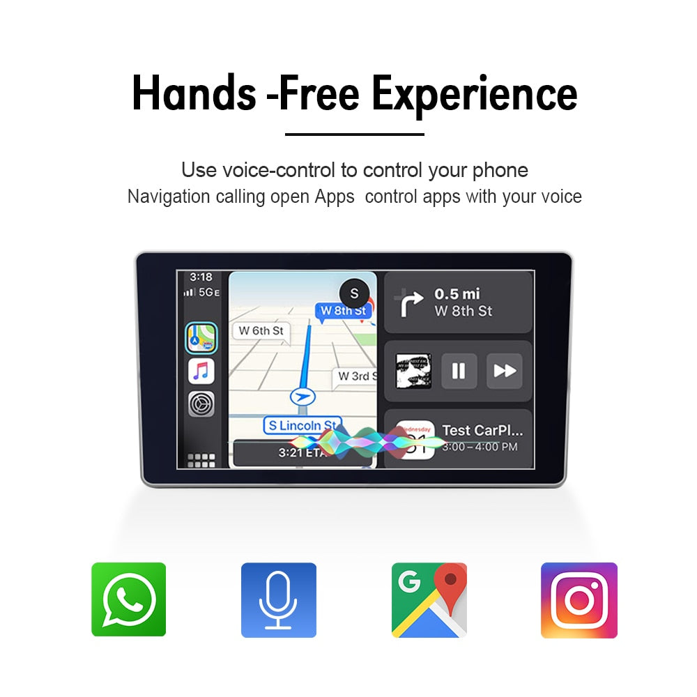 2022 Wireless Apple Carplay Module Android Auto Interface Retrofit For Audi Carplay A4 S4 A5 S5 RS5 Q5 MMI Multimedia