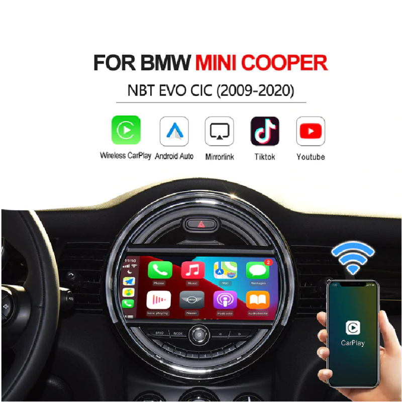 MINI F-Series Wireless Apple CarPlay & Android Auto MMI Retrofit Box