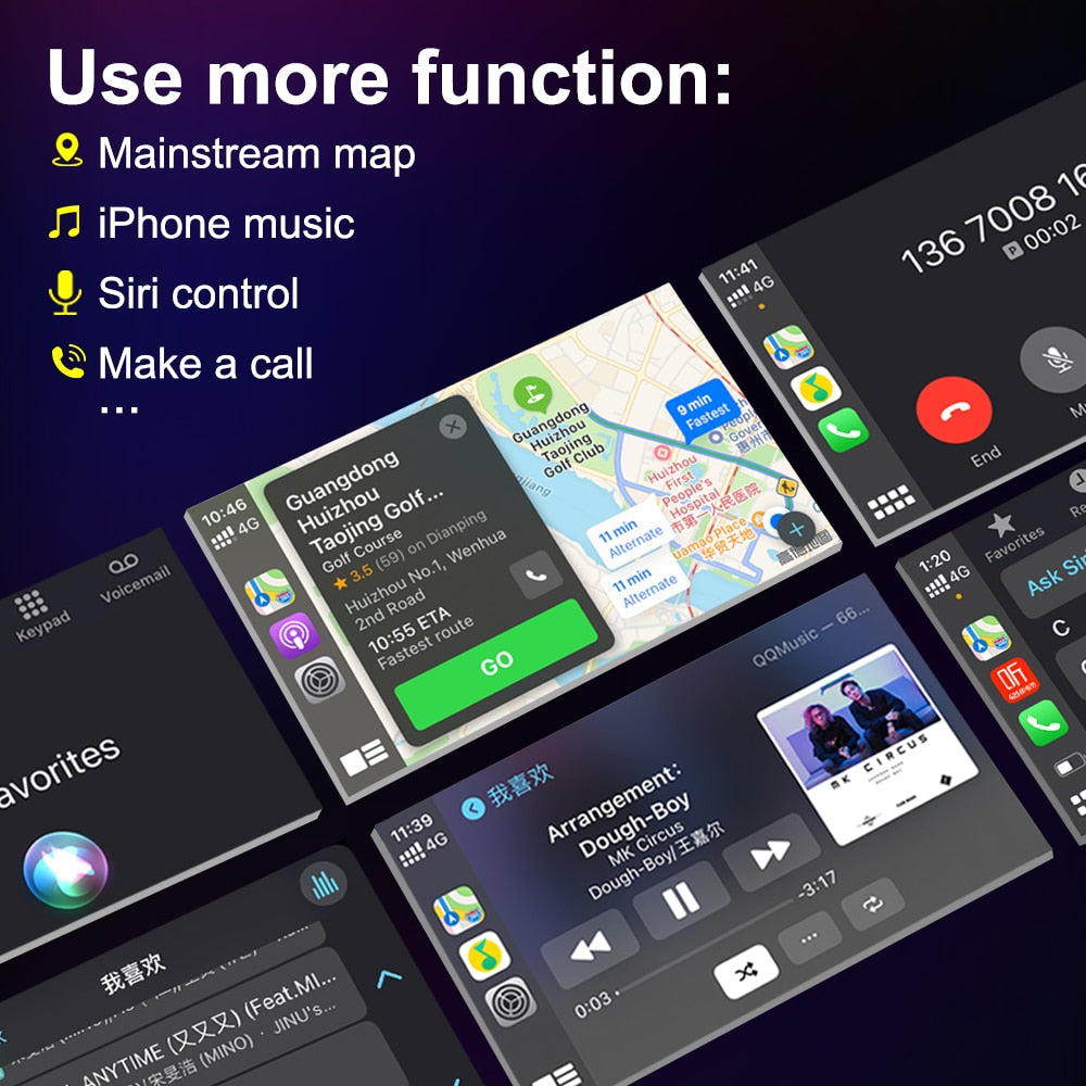 2022 Wireless Apple Carplay Module Android Auto Interface Retrofit For BMW MINI Cooper Carplay