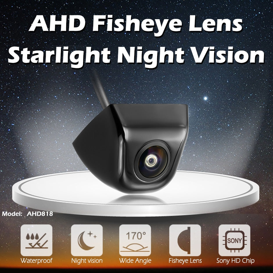 AHD 1920x1080P Car Camera 170 Degree Fish Eye Lens Starlight Night Vision HD Vehicle Rear View Camera backup Camera
