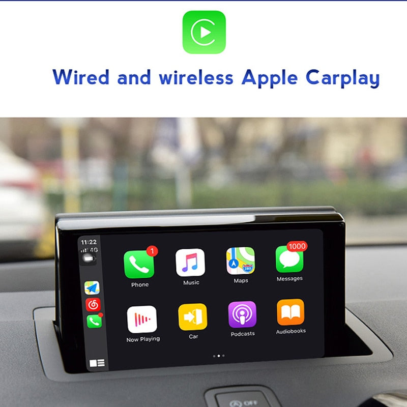 Wireless Android Auto and Apple Carplay Decoder Box Module For BMW X5 X6 NBT Mirrorlink Youtube Original Radio Update