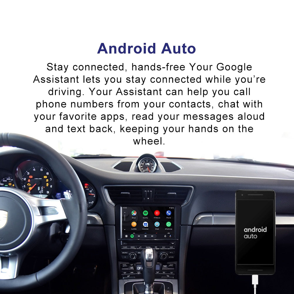 Wireless CarPlay Android Auto MMI Interface for Porsche 911 Bosxter Cayman Macan Cayenne Panamera Video Module Box Mirror-Link