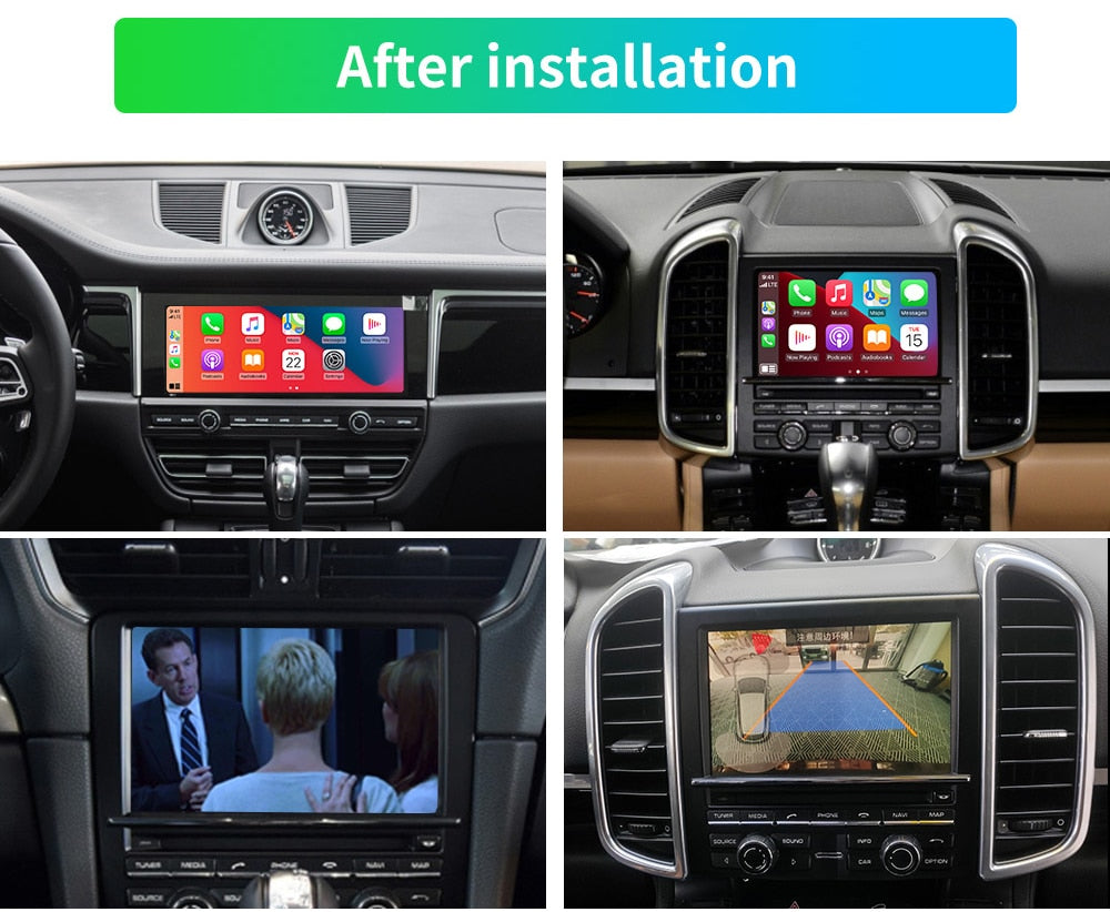 Wireless CarPlay Android Auto for Porsche 911 Boxster Cayman Macan Cayenne Panamera PCM3.1 4.0 2011-2018 Video Module Box