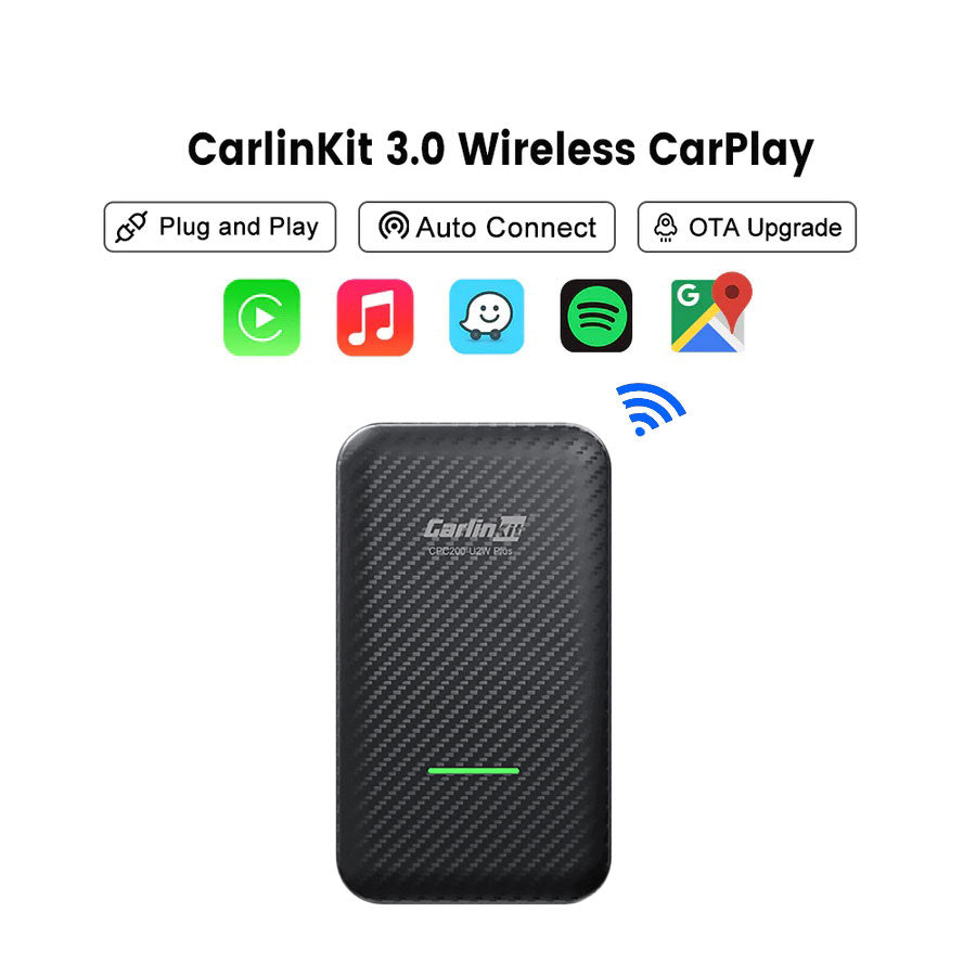 CarlinKit 3.0 Apple CarPlay Wireless Dongle Activator for wired carplay cars