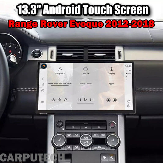 13.3" For Land Rover Range Rover Evoque 2012-2018 Android Navigation Screen Car Radio Multimedia Player