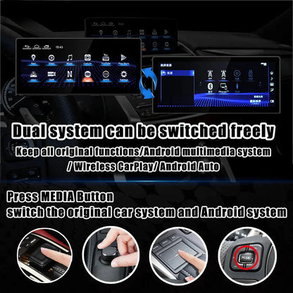 10.25 Inches Lexus NX NX300 NX200 2015-2021 Car Radio Multimedia Player Wireless CarPlay Android Auto Upgrade Android Touch Screen