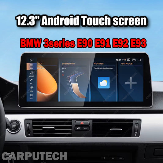 12.3 inch For BMW 3 series E90 E91 E92 E93 Infotainment Navigation System Car Multimedia Touch Screen Head Unit Android Car Radio GPS