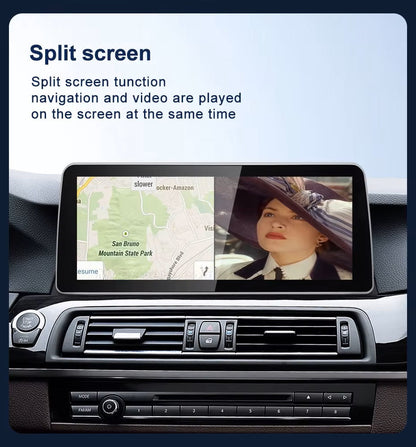 12.3 inch For BMW 5 Series F10 F11 Infotainment Navigation System Car Multimedia Touch Screen Head Unit Android Car Radio GPS