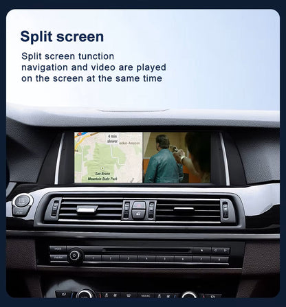 Android 14 10.25 inches For BMW 5 Series F10 F11 2009-2017 GPS Navigation Screen Upgrade ID8 Car Multimedia Center System Touch Screen Head Unit Car Radio GPS